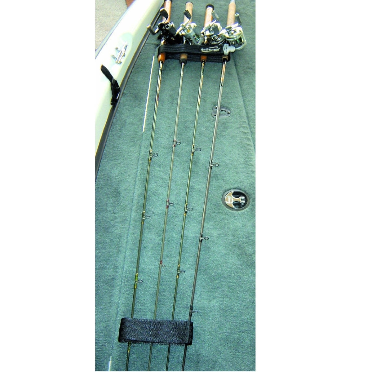 Fishing Rod Hold Down Stretch Deck Mount