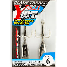 Y-S21 Rolling Blade Treble Hook