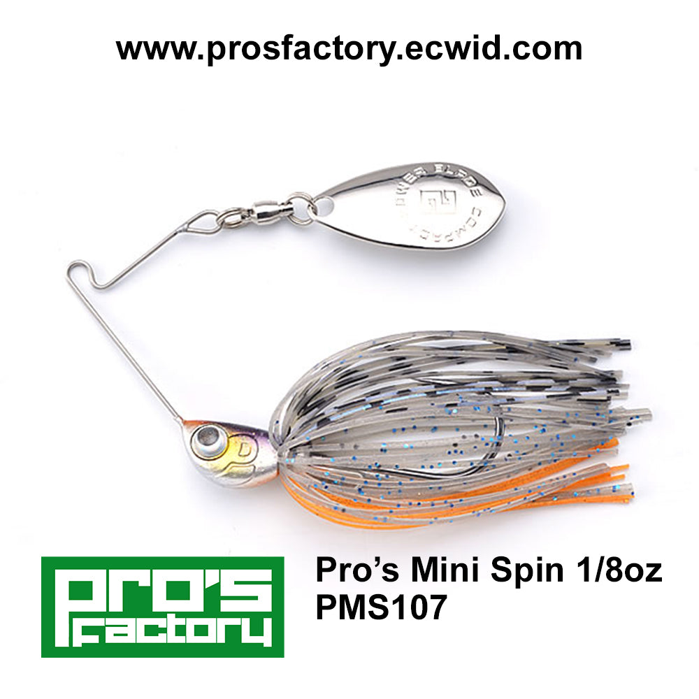 Pro&#39;s Mini Spin Spinnerbait 1/8oz