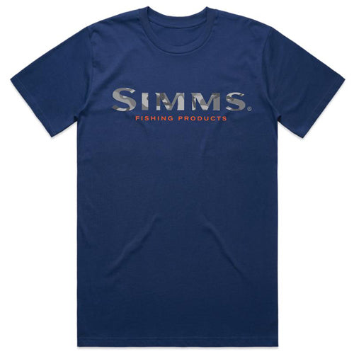 Simms Logo T Shirt - Dark Moon