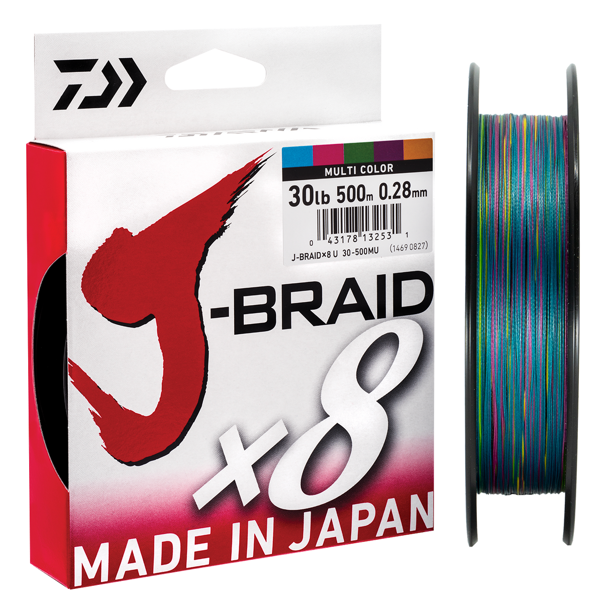J-Braid 8 - Multi-Colour Line