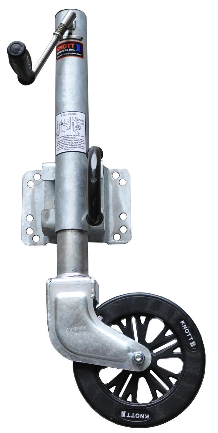 Swing Up Jockey Wheel (75mm) HEAVY DUTY TK57