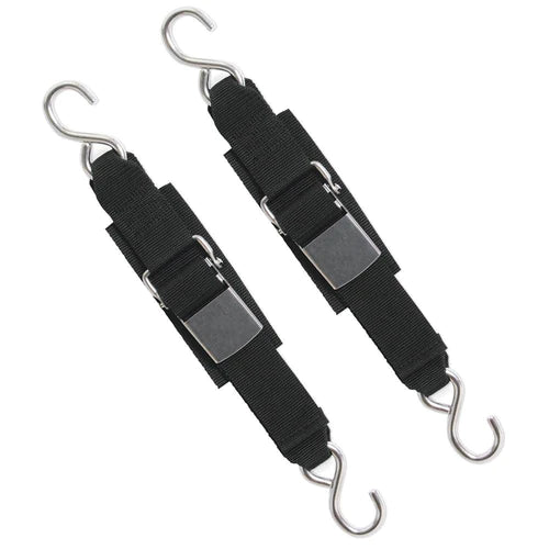 BoatBuckle Stainless Steel Kwik-Lok Transom Tie-Downs 2&quot; x 4&#39;