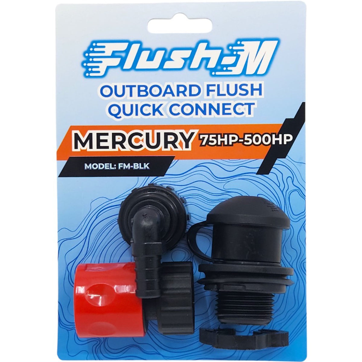 Outboard Flush Quick Connect Mercury 75-500HP Black