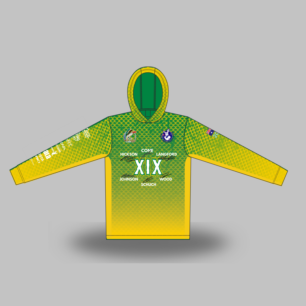 Team Australia World Bass Fishing Kids Supporters Jersey - PRE ORDER