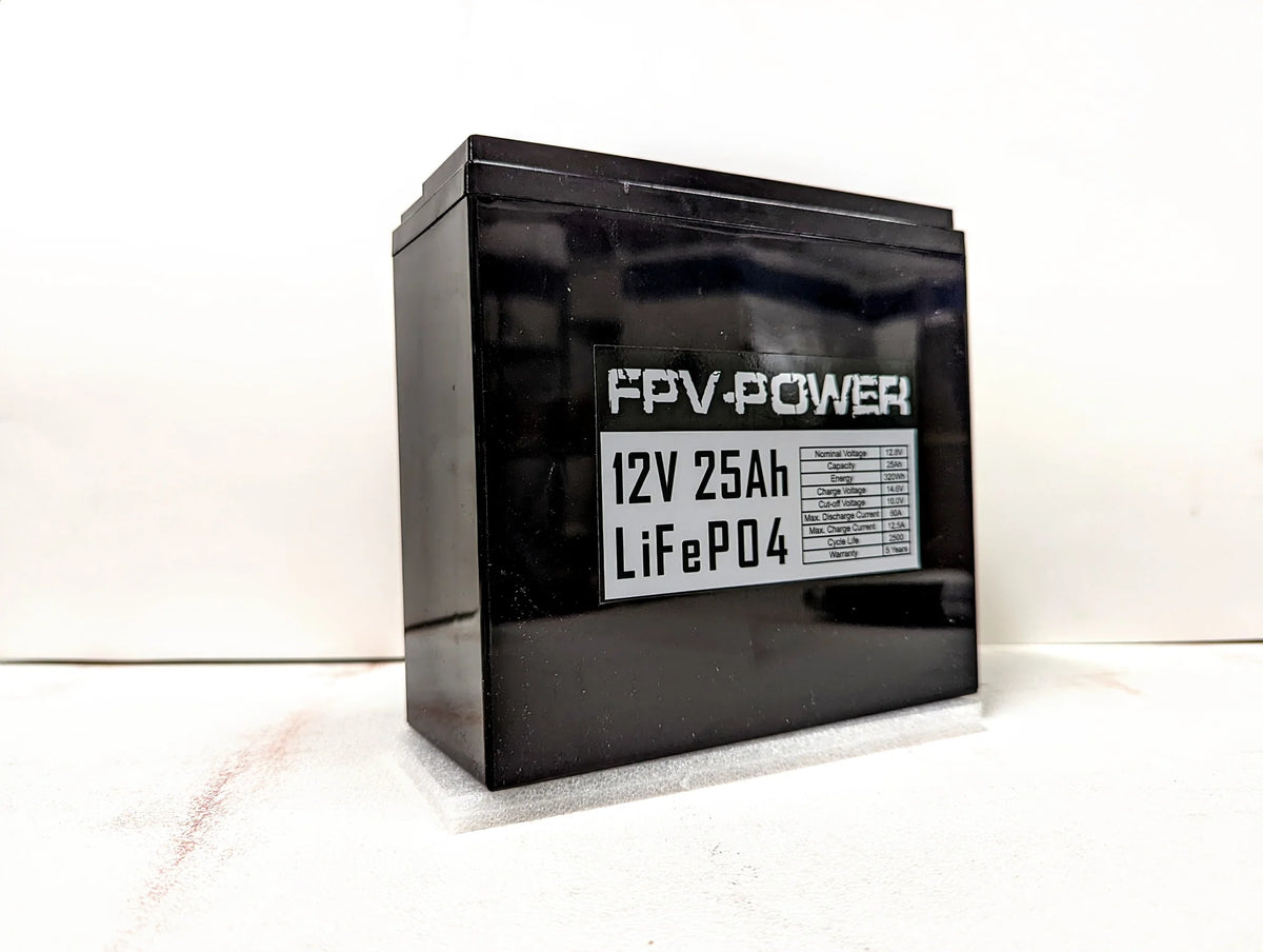 FPV Power LiFePo4 12V 25ah