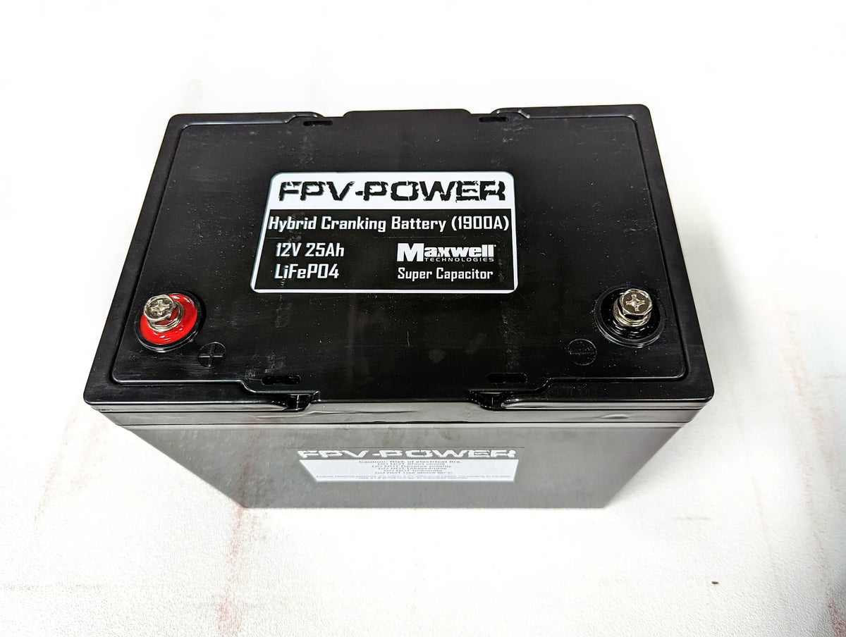 FPV Power Super Capacitor Hybrid Cranking Battery 12V 25AH