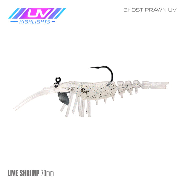 Live Shrimp 70mm 2 pack