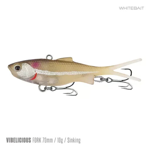 Vibelicious Fork Tail Soft Vibe Lure 100mm 20g