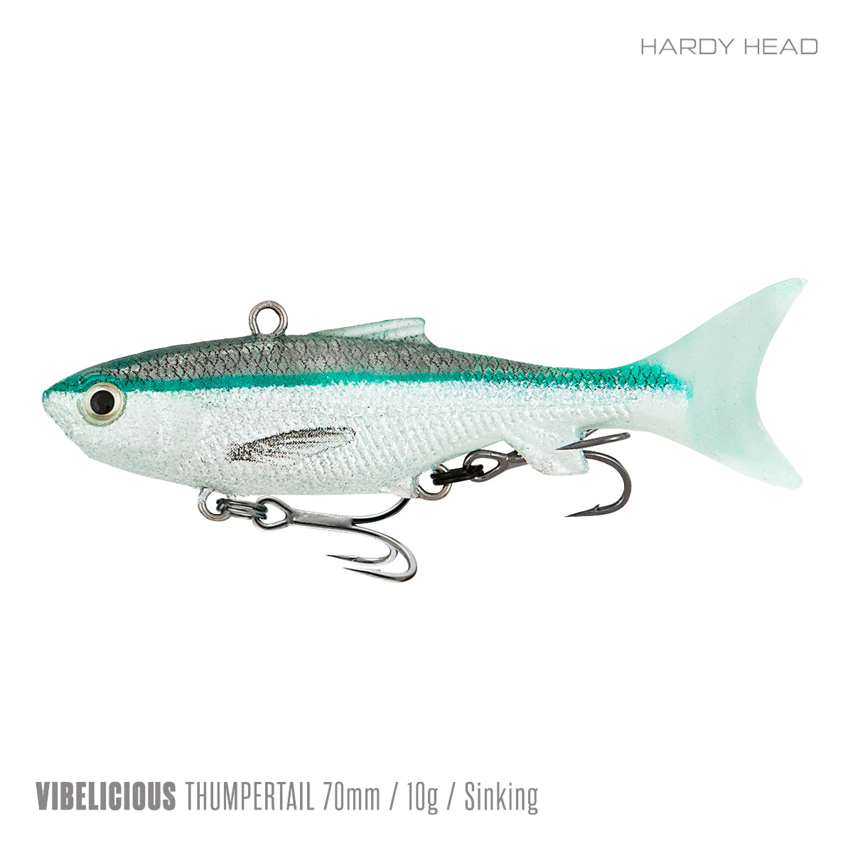 Vibelicious Thumper Tail Soft Vibe Lure 70mm 11g