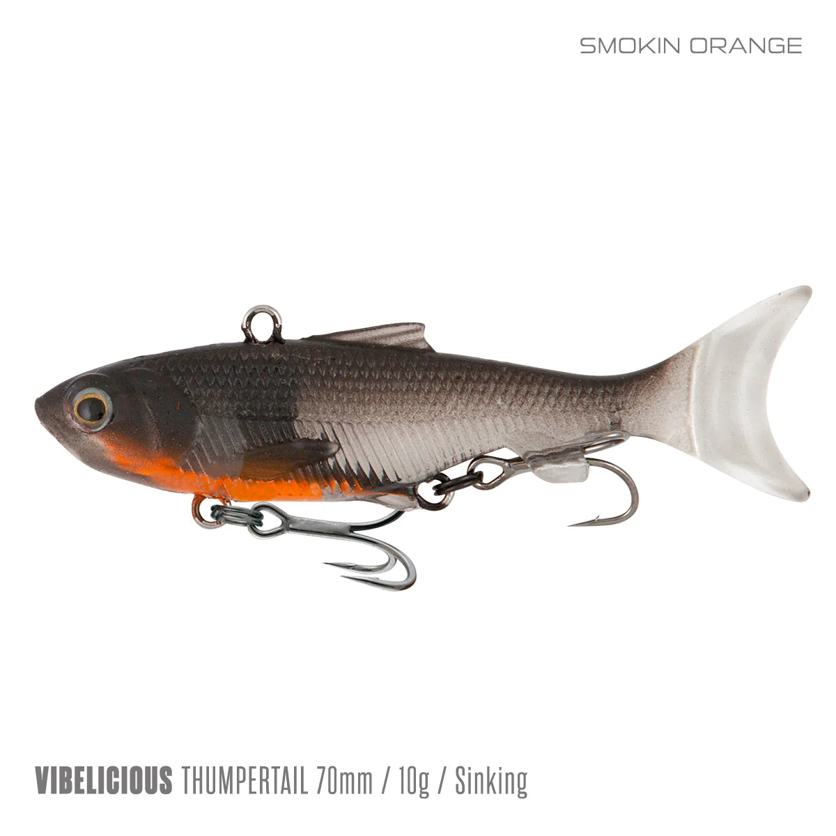 Vibelicious Thumper Tail Soft Vibe Lure 70mm 11g