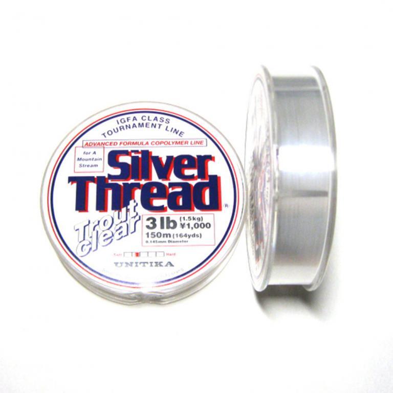 Silver Thread Trout Clear Mono Leader