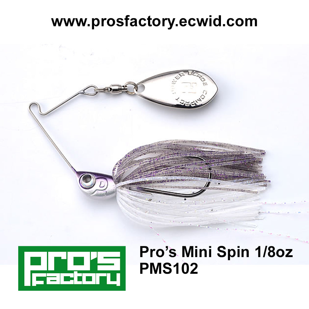 Pro&#39;s Mini Spin Spinnerbait 1/8oz