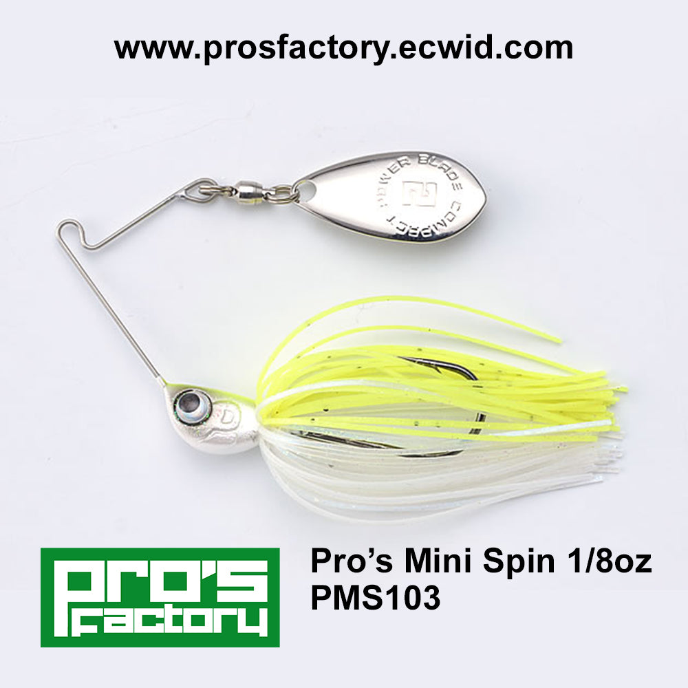 Pro&#39;s Mini Spin Spinnerbait 1/8oz