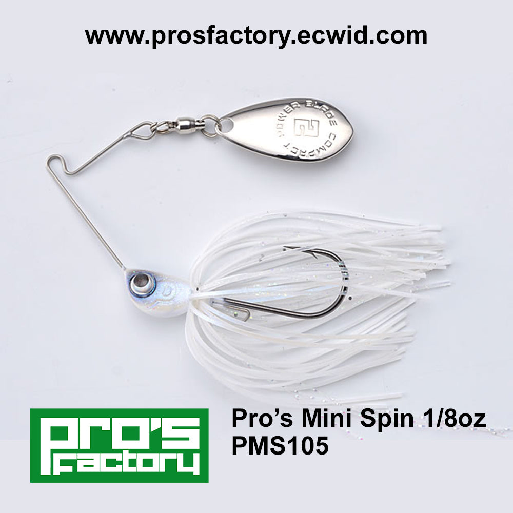 Pro&#39;s Mini Spin Spinnerbait 1/8oz