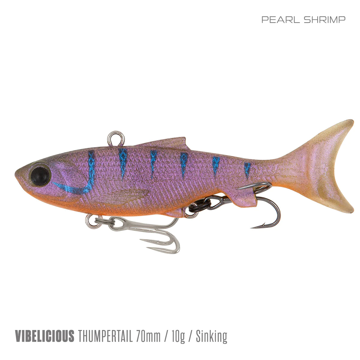 Vibelicious Thumper Tail Soft Vibe Lure 70mm 11g