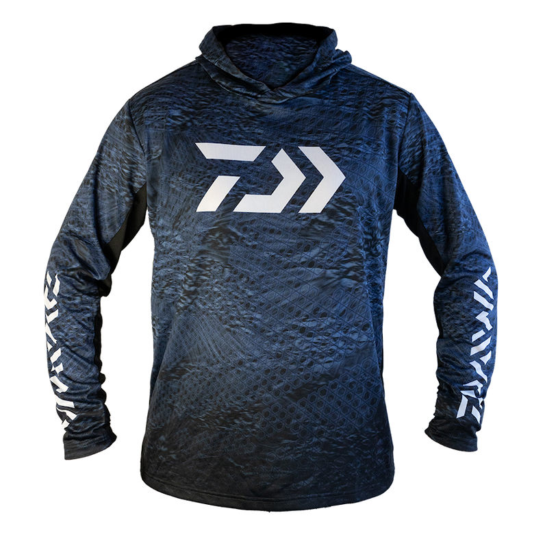 Hooded Ripple Jersey- Navy